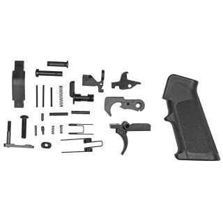 Odin Works AR-15 Enhanced Lower Parts Kit with Winter Trigger Guard and Pistol Grip Black