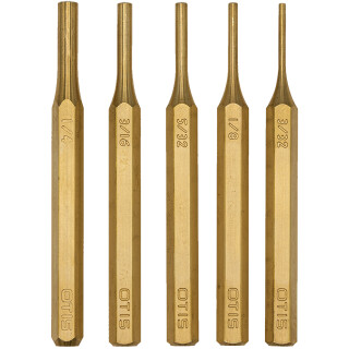 Otis Technology PRO+ 5 Piece Brass Punch Set
