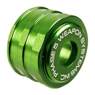 Phase 5 12 Gauge Shotgun Low-Drag High Visibility Shotgun Magazine Tube Follower 7075-T6 Aluminum Anodized Finish Green