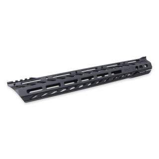 Phase 5 AR-15 Lo-Pro Slope Nose 15" Free Float Rail M-LOK Compatible 6061-T6 Aluminum Hard Coat Anodized Matte Black Finish