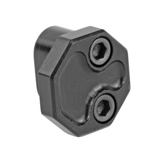 Phase 5 Weapons Systems AR-15 Oversized Magazine Release 2 Piece Drop In 6061-T6 Billet Aluminum Matte Black Finish