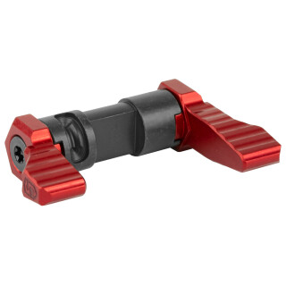 Phase 5 AR-15 90 Degree Ambidextrous Safety Selector CNC Precision Machined Anodized Finish Red