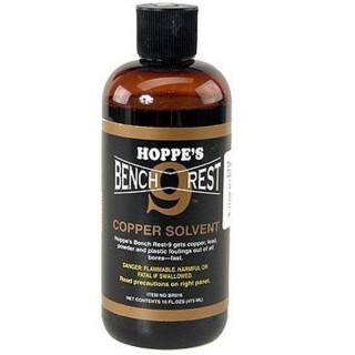 Hoppe's No. 9 Bench Rest Copper Remover Gun Bore Cleaner 16 oz Bottle