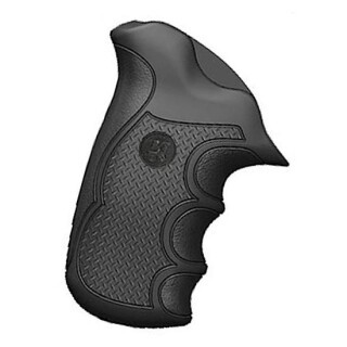 Pachmayr Diamond Pro Grip Taurus Public Defender Compact with Polymer Frame Rubber Black