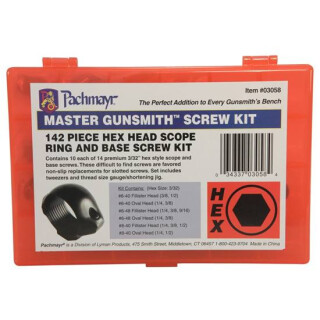 Pachmayr Master Gunsmith Hex Head Screw Kit Divided Box 03058