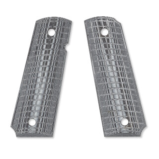 Pachmayr 1911 Full Size Dominator Grips G10 Gray/Black Checkered 61011