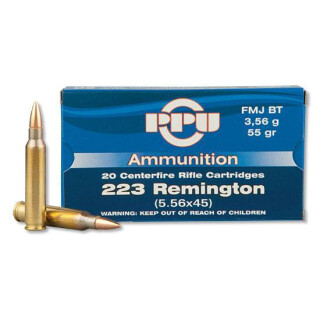 Prvi Partizan .223 Remington Ammunition 20 Rounds, FMJBT, 55 Grain