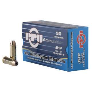 Prvi Partizan .44 Magnum Ammunition 50 Rounds JHP 240 Grain