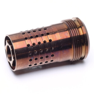 Q Cherry Bomb Muzzle Break Threaded 1/2x28 Steel for 9mm