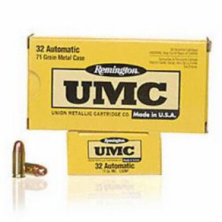 Ammo .32 ACP Remington UMC Metal Case 71 Grain 905 fps 500 Rounds
