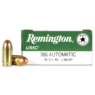 Ammo .380 Remington UMC 95 Grain FMJ 500 Rounds