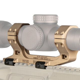 Reptilia AUS 34mm Scope Mount 1.70" Height FDE