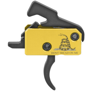 Rise Armaments Curved Super Sporting Trigger AR15 Drop-In Single-Stage 3.5 lb Pull Anti-Walk Pins DTOM Logo