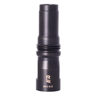 Rugged Suppressors M249 9/16x24 Left Hand Muzzle Device Black