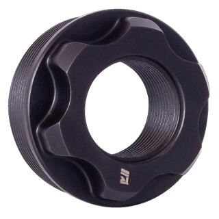 Rugged Suppressor Fixed Barrel Mount Metric 18x1 Thread Pitch Black