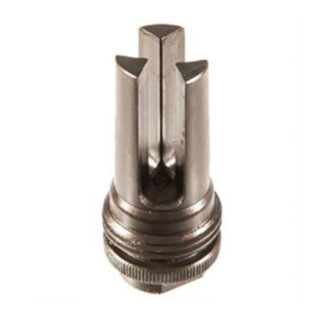 SilencerCo Hybrid ASR 3 Prong Flash Hider 9mm 1/2"x36 Steel Black AC1562