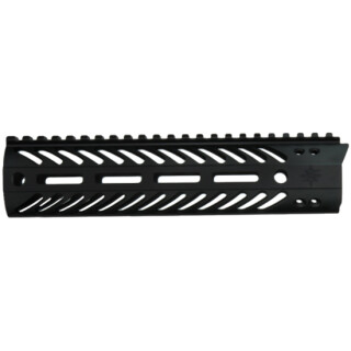 Seekins Precision MCSR V2 M-LOC Rail 9" AR-15 Forend Free Float Handguard Suppressor Compatible Picatinny Top Rail QD Mounts Aluminum Black 10530029