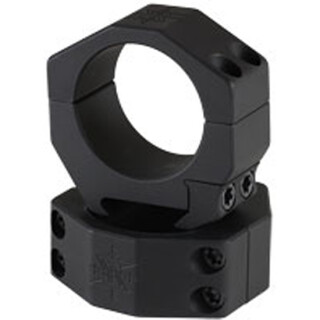 Seekins Precision 34mm Scope Rings High Height 4 Screw Aluminum Black