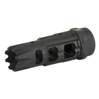 Strike Industries AR-15 Triple Crown Compensator Steel Construction Parkerized Finish Matte Black SI-TC-Comp-223/5.56