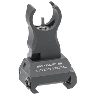 Spike's Tactical Folding Front Sight HK Style Picatinny Mount Aluminum Black
