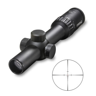 Steiner P4Xi 1-4x24mm Rifle Scope SFP P3TR Reticle