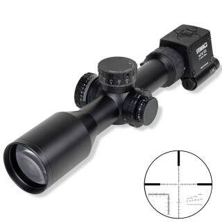 Steiner M7Xi M-Series 2.9-20x 50mm Rifle Scope FFP Illuminated MSR2 Reticle 34mm Tube MRAD Adjustment Side Adjust Parallax Black