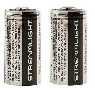 3-Volt Lithium Batteries for Scorpion Flashlight, 2 Per Pack