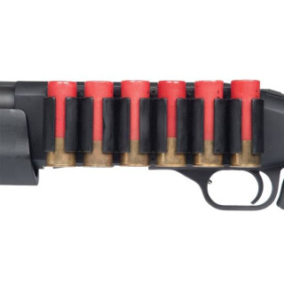 TacStar SideSaddle Shotshell Ammunition Carrier 12 Gauge 6 Round Carrier For Mossberg 900/935 Aluminum Matte Black 1081158
