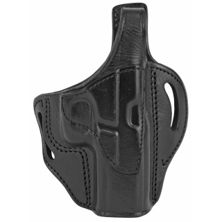 Tagua Gunleather Standoff TX-BH1 OWB Holster fits Glock 17/22/31 Models Right Hand Draw Thumbreak Snap Leather Black