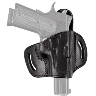 Tagua Gunleather TX1836 Fort 1911 with Out Rail Belt Slide Holster Right Hand Leather Black