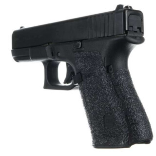 Talon Grips for Glock 19 Gen 5 Medium Backstrap Textured Rubber Adhesive Grip Matte Black