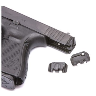 TangoDown Vickers Tactical Slide Racker fits Gen 1-4 for Glock 17/19/22/23/26/27/34/35 Only Stainless Steel/Injection Molded Glass Reinforced Nylon Wing Shape Black