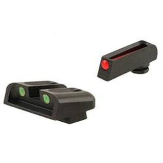 TruGlo Brite-Site Fiber Optic Sight Set for Kimber 1911 Models with Fixed Rear Sight 3 Dot Sights CNC Machined Steel Housing Matte Black Finish