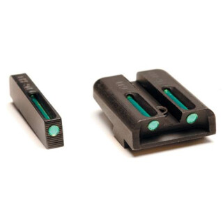 TRUGLO TFO SIG Sauer #6 Front/#8 Rear Tritium Fiber Optic Sight Set Green / Green TG131ST2
