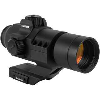 TRUGLO Ignite Mini Compact 30mm Red-Dot Sight 2 MOA Dot AAA Battery Black Finish
