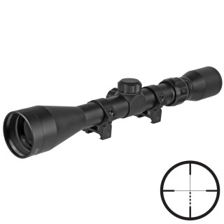 Truglo Buckline 3-9x40mm Rifle Scope BDC Reticle 1" Tube Fixed Parallax Matte Black