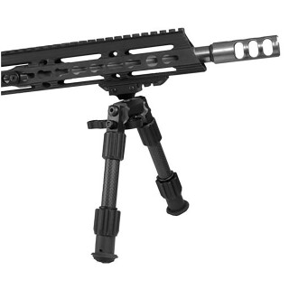 TruGlo Tac-Pod Carbon PRO Bipod Black 9-13" Picatinny Mount