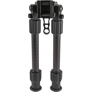 TruGlo Tac-Pod Carbon PRO Bipod Black 6-9" Picatinny Mount