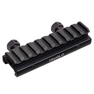 TRUGLO 0.5" Picatinny Riser Mount 4" Long Black Finish TG8970B
