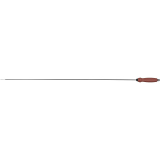 Tipton Deluxe One Piece Carbon Fiber Cleaning Rod .22 to .26 Caliber Threaded 8-32 40" Long Carbon Fiber Rob Polymer Handle Dark Red