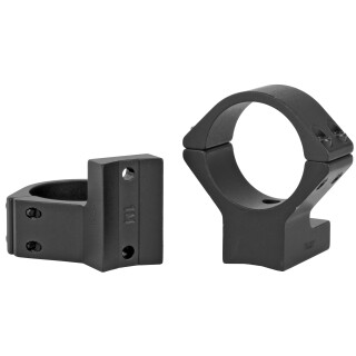Talley Manufacturing Lightweight Two Piece Scope Mounts/Integral Rings 30mm Tube Medium Height Howa 1500 Aluminum Matte Black Finish