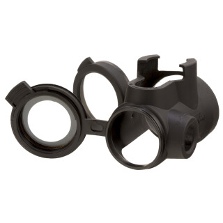 Trijicon MRO Slip On Cover with Clear Lens Caps Polyurethene Black