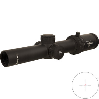 Trijicon Credo 1-4x24 Scope BDC Segmented Circle Red Illuminated Reticle 30mm Tube Black