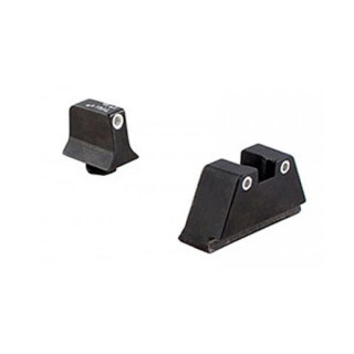 Trijicon Bright & Tough Suppressor Night Sight for Glock Set White Front/White Rear with Green Front Lamp and Orange Rear Lamps GL201-C-600650