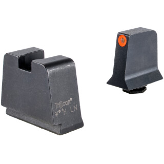 Trijicon Suppressor Height Tritium Sights for Glock 42/43/43X/48 Orange Front