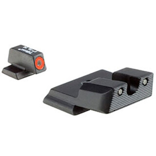 Trijicon HD XR Tritium Night Sight Set Smith & Wesson Shield Orange Outline Front/Green Tritium Rear