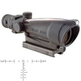 Trijicon ACOG TA11H-308 Riflescope 3.5x35 Illuminated Red Horseshoe .308 M240 BDC Reticle 1/3 MOA Aluminum Matte Black with TA51 Mount TA11H-308