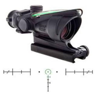 Trijicon 4x32 ACOG Rifle Scope Horseshoe BAC Reticle .5 MOA Clicks Aluminum Housing Black TA31H-68-G