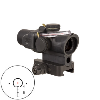 Trijicon 1.5x16S Compact ACOG Scope Red RTR 223 Reticle with Q-LOC Mount
