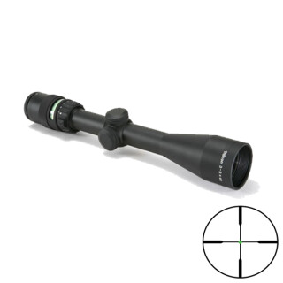 Trijicon AccuPoint 3-9x40 Scope Dual Illuminated Standard Duplex Crosshair with Green Dot Reticle 1" Tube Matte Black